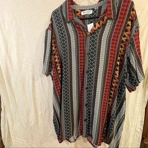 Tribal Print Button Up